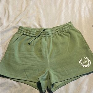 VS Pink Green Women's Shorts Size M